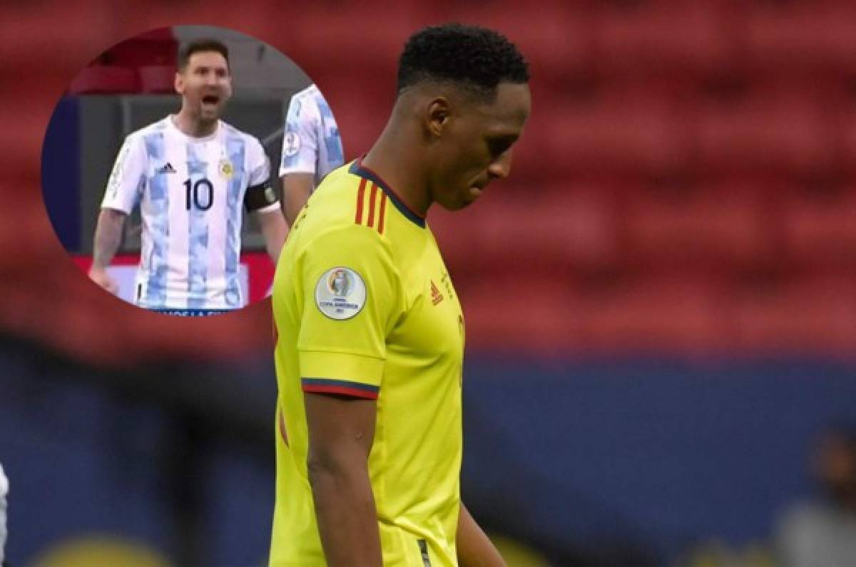 Yerry Mina rompe el silencio sobre los gritos que recibió de Messi tras fallar el penal en el Argentina-Colombia