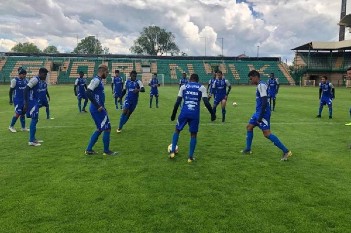 Honduras realizó su último entrenamiento previo a su debut en el Mundial de Polonia