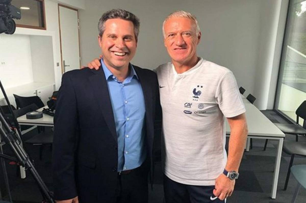 Copán Álvarez y su aventura entrevistando a Deschamps, el DT campeón mundial