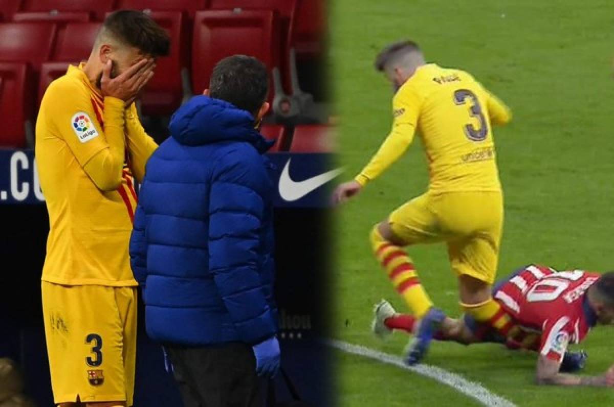 Pésimas noticias: el Barcelona confirma la grave lesión de ligamentos que sufre Piqué