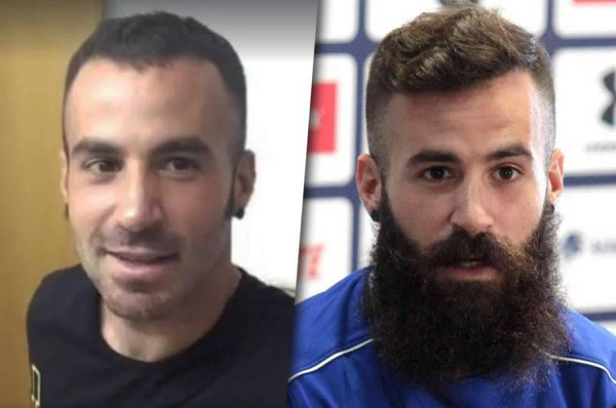 ¡Irreconocibles! Así lucían estos futbolistas sin barba