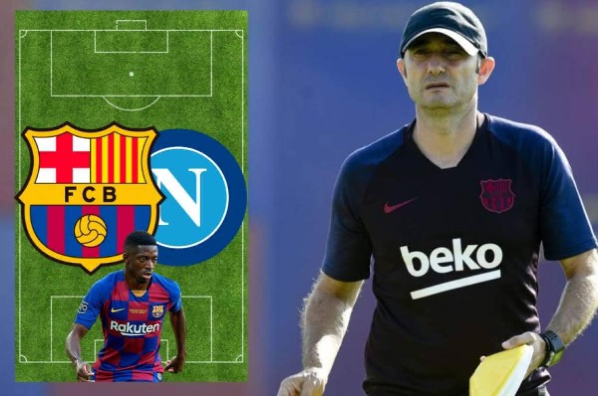 Con variantes: El 11 del Barcelona para enfrentar al Napoli en Estados Unidos