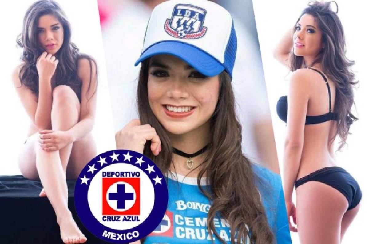 Michelle Pérez, la aficionada más sexy de Cruz Azul que sueña con el título