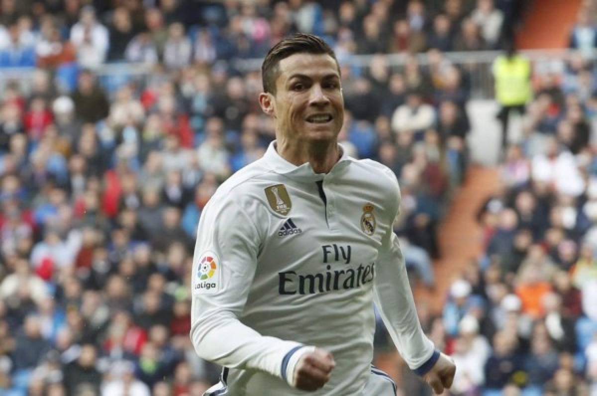 Cristiano Ronaldo y su frustración en el partido ante Málaga.