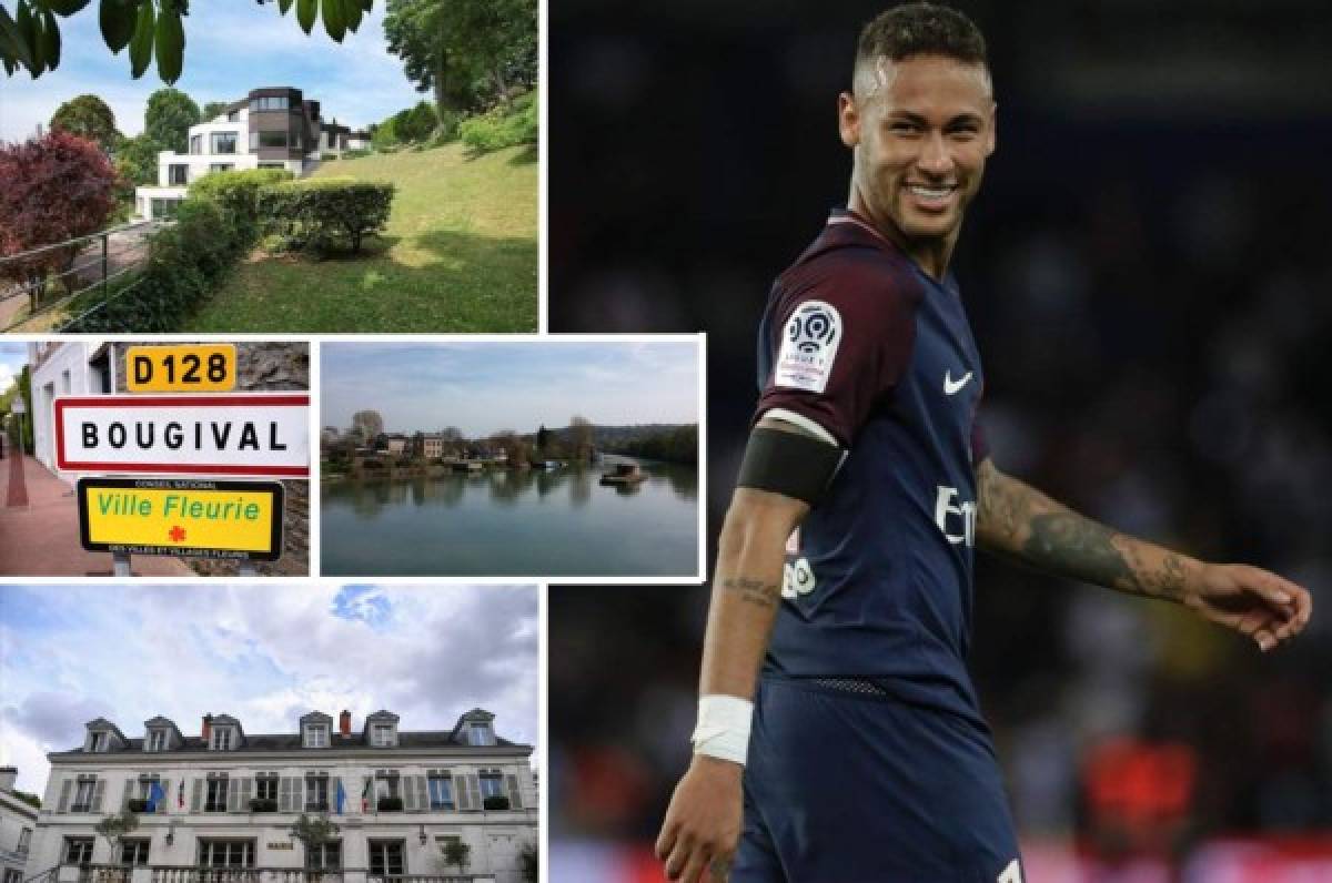 ¡Para vivir como rey! La lujosa mansión de Neymar en París