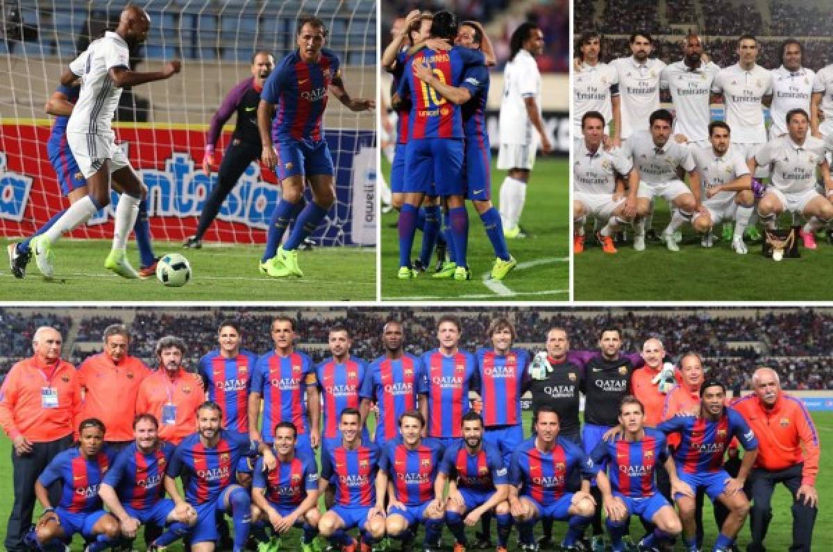 Fotos: Así lucen las leyendas del Real Madrid y Barcelona que jugaron en Líbano