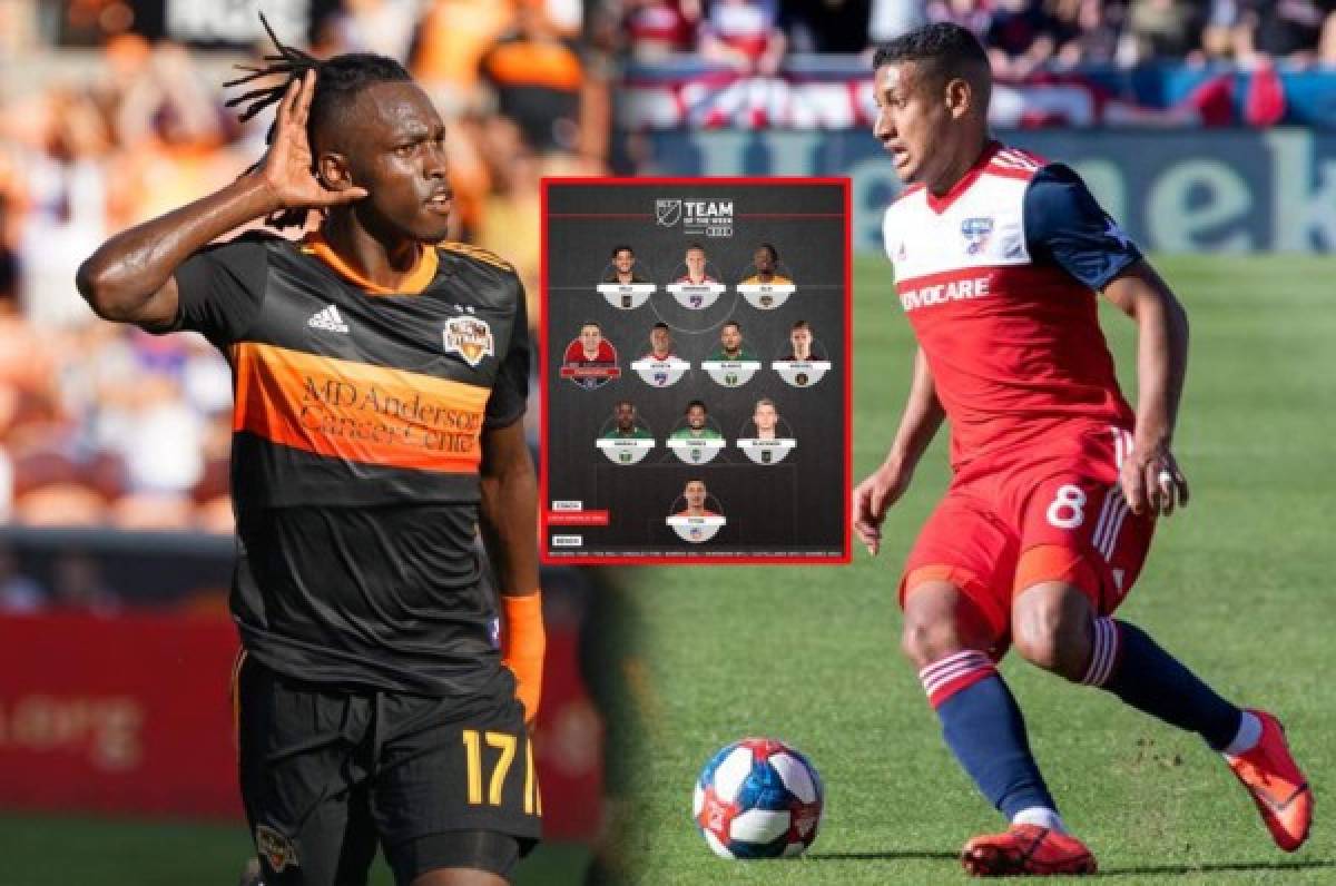 Alberth Elis y Bryan Acosta figuran en el once ideal de la última jornada en la MLS