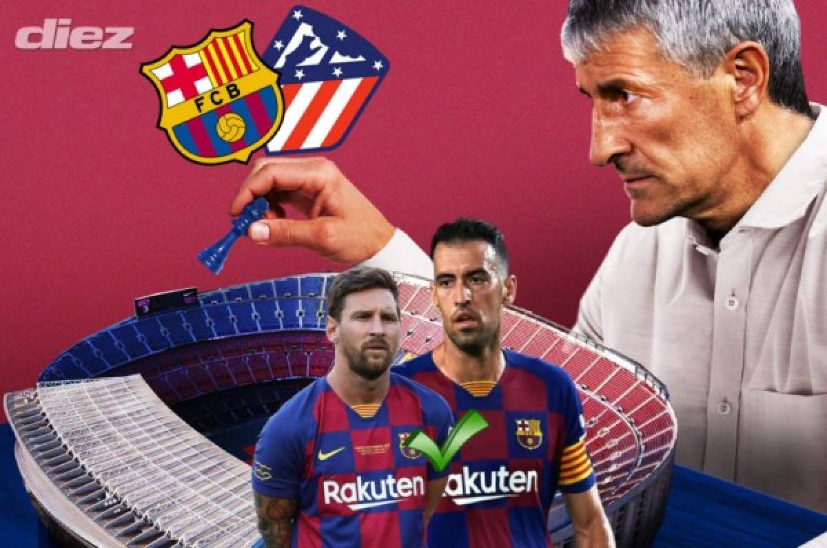 Todo o nada: El poderoso 11 del Barcelona para medirse al Atlético de Madrid por la liga española