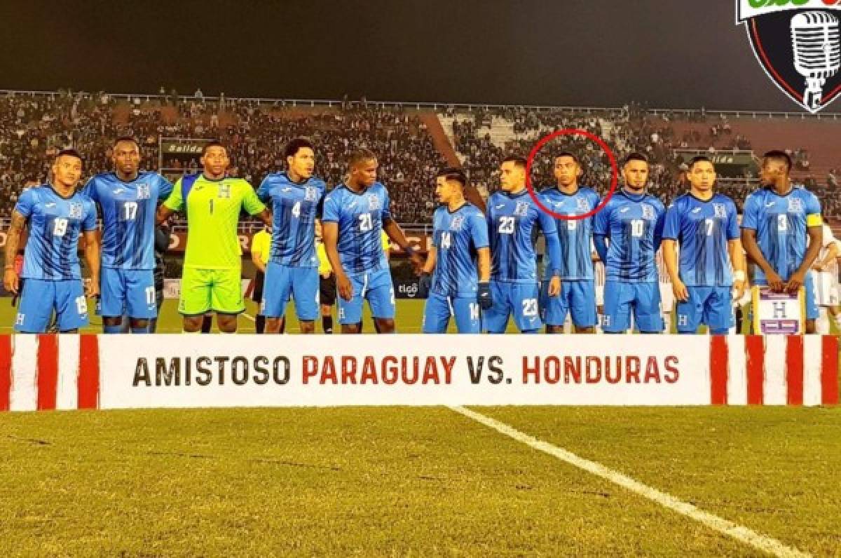 El joven Rigoberto Rivas debutó con la Selección de Honduras ante Paraguay