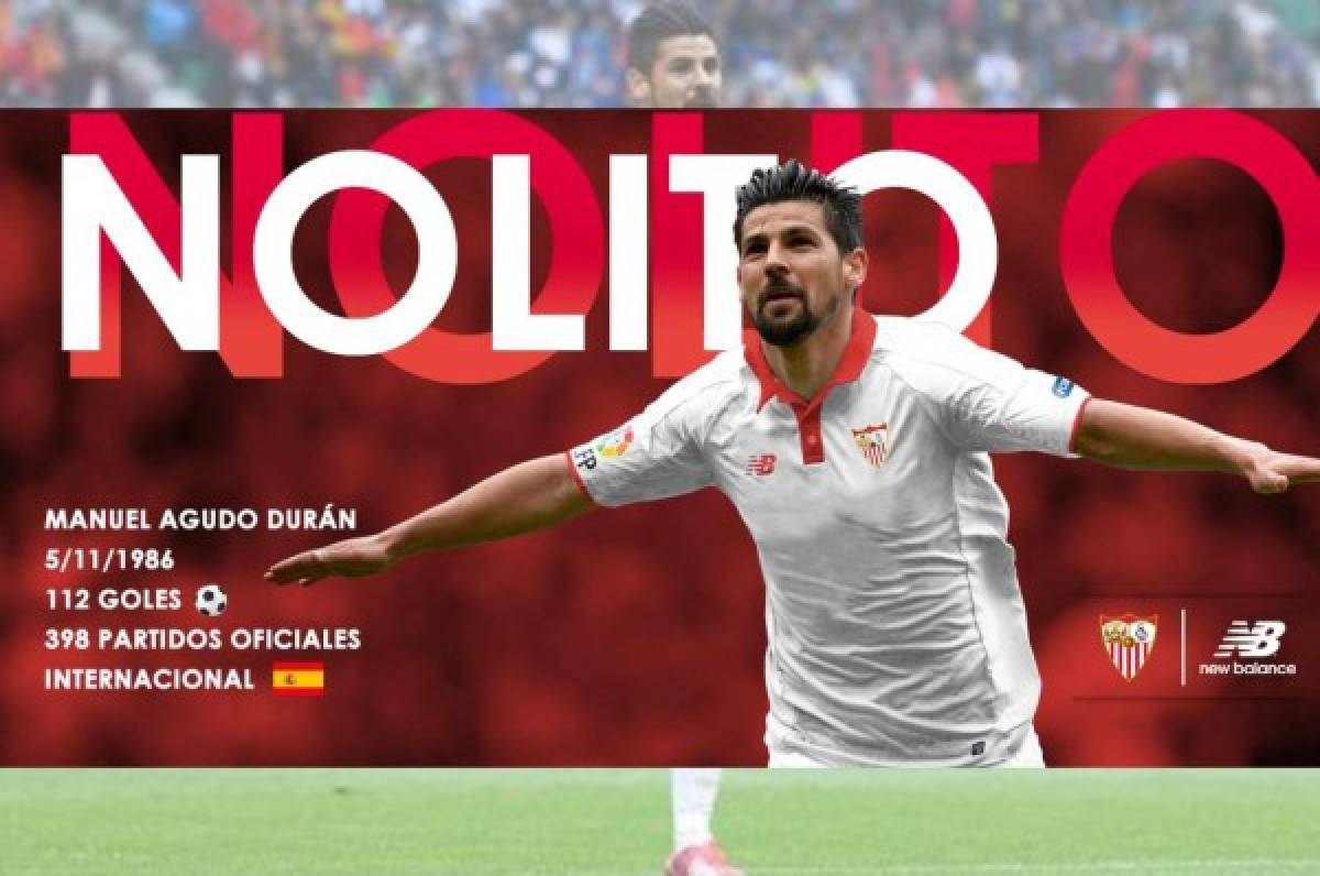 El Sevilla hace oficial el fichaje de Nolito por tres temporadas
