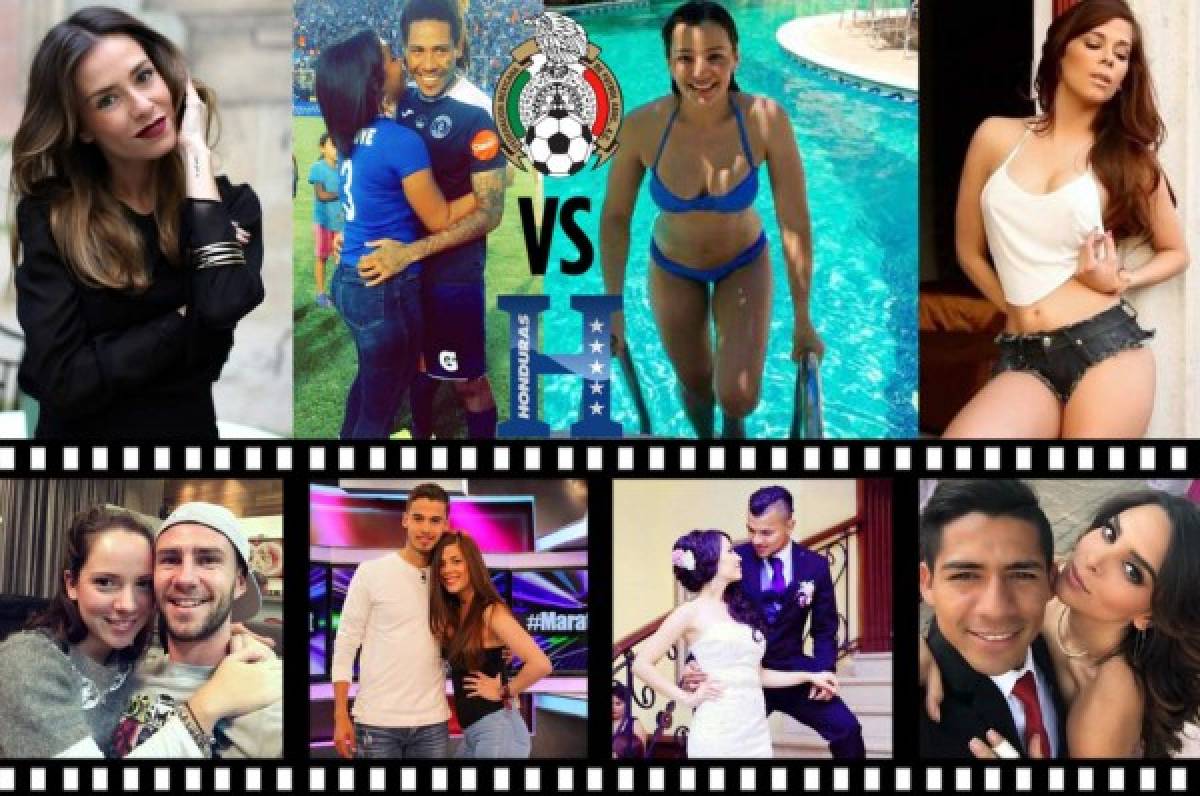 Las guapísimas novias y esposas de los jugadores de México y Honduras