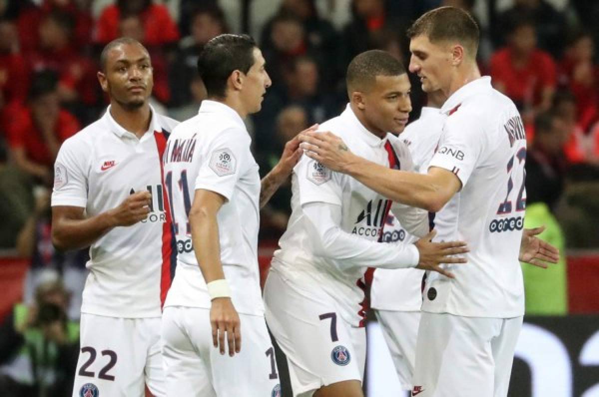 El nuevo tridente del PSG mete miedo: Goleada al Niza con un gran Di María y Mbappé