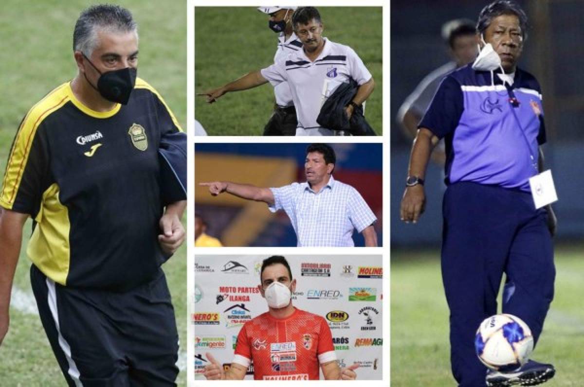 Cinco cabezas de entrenadores han rodado en este Apertura 2020; tres hondureños y un español