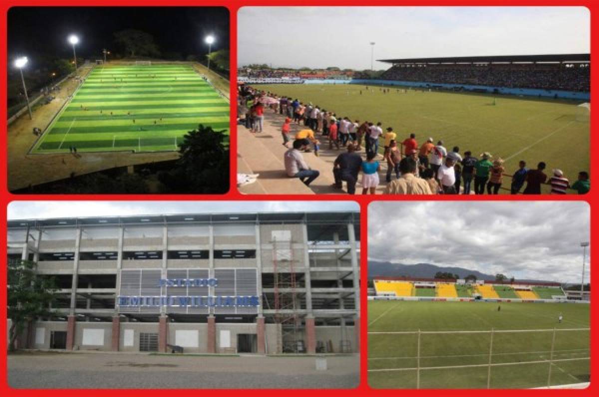 Los estadios que se han edificado en Honduras en los últimos 17 años