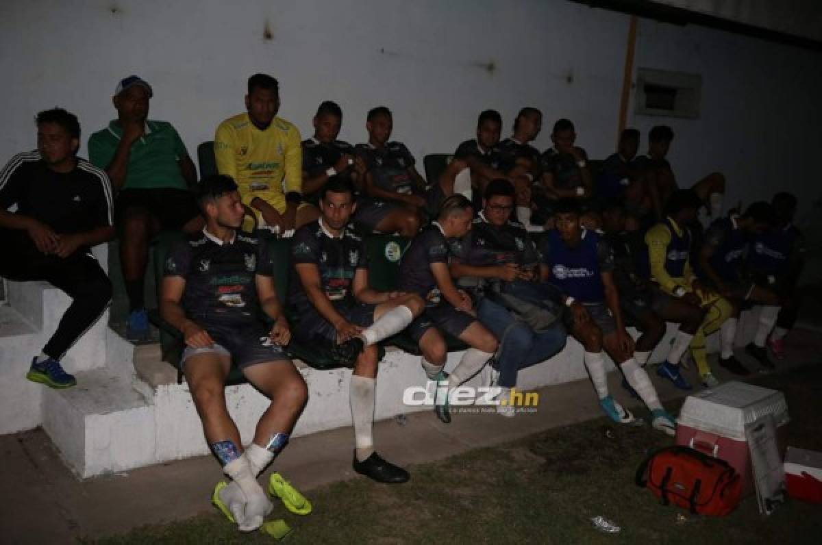 Las imágenes más curiosas que dejó el partido Juticalpa ante Platense