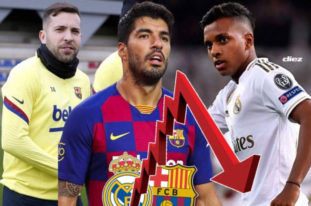 Real Madrid - Barcelona: Las bajas destacadas para el Clásico de la Liga Española