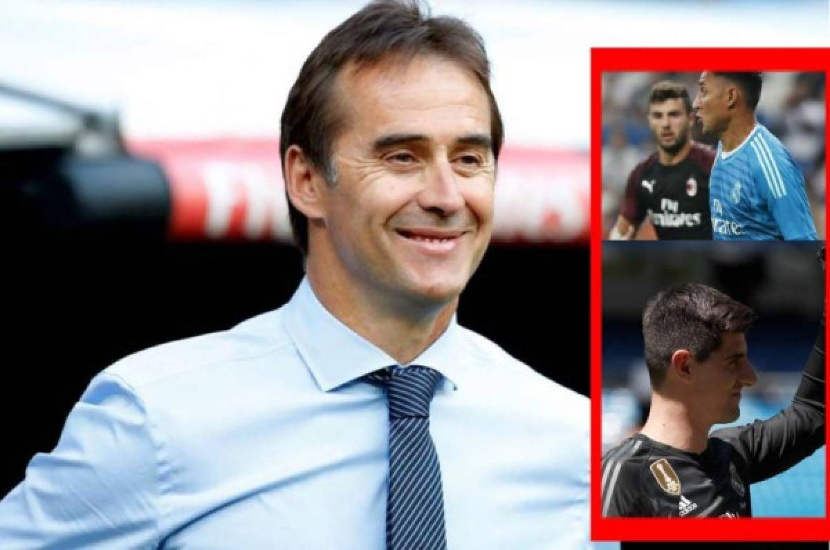 Lopetegui sobre Keylor Navas y Courtois: 'La competencia es buena para el equipo'