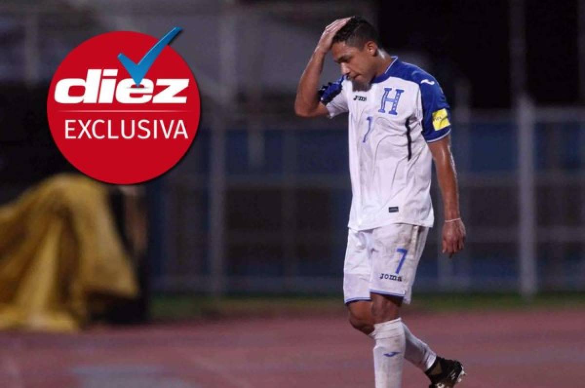 Emilio Izaguirre salió expulsado en el triunfo de Honduras 1-2 ante Trinidad y Tobago en Couva.