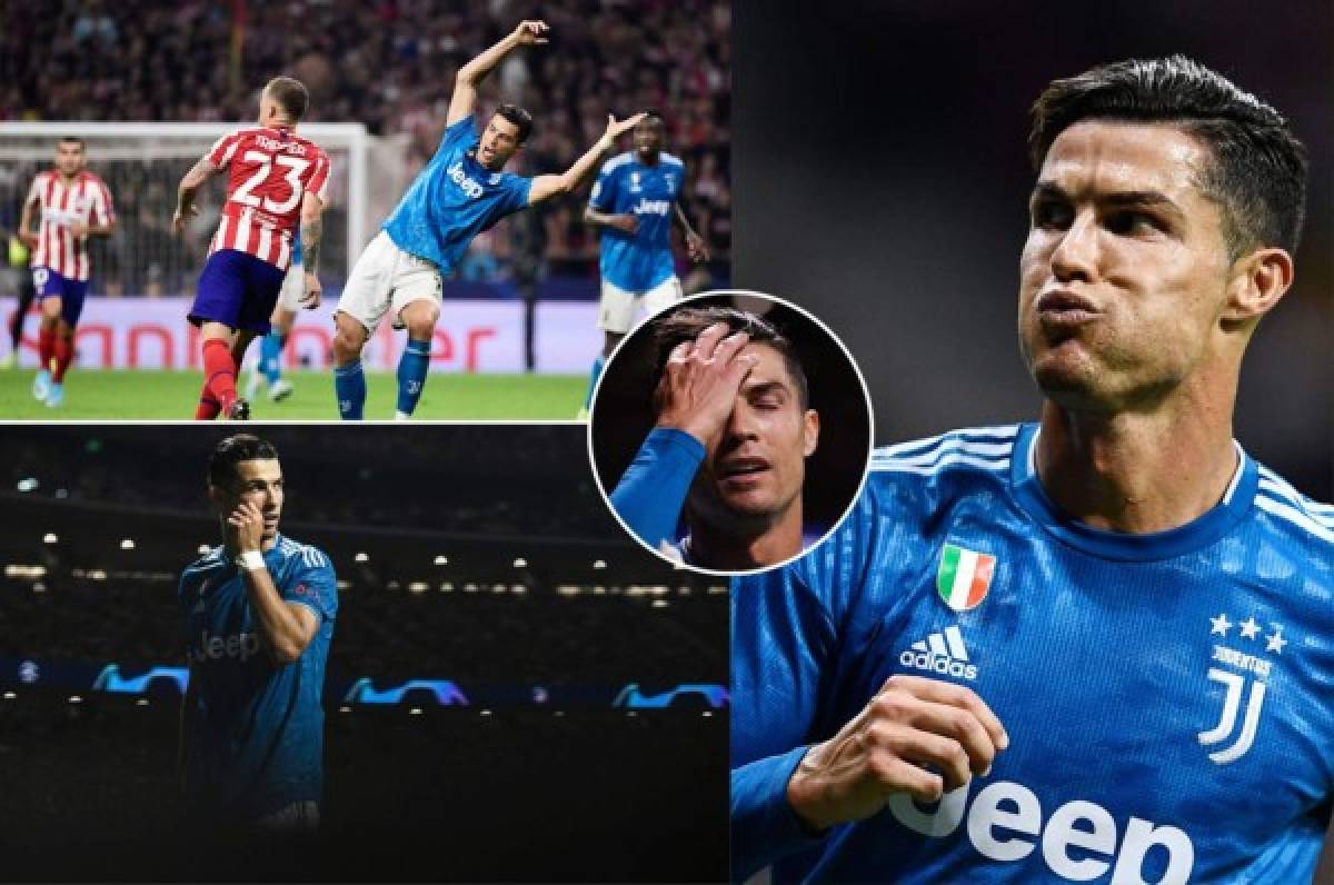 No se vio por TV: Cristiano Ronaldo y su gris noche en Madrid con la Juventus