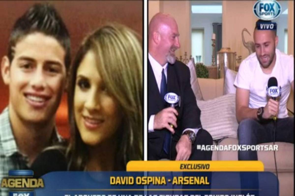 VIDEO: ¡Inédito! David Ospina revela cómo James conquistó a su hermana