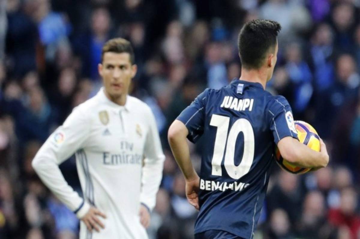 Cristiano Ronaldo y su frustración en el partido ante Málaga.