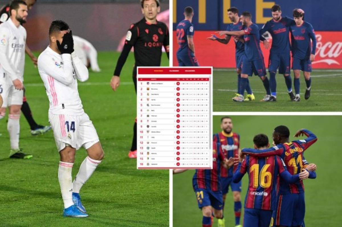 Se aleja del título: Así quedó la tabla de posiciones de la Liga de España tras el duro empate del Real Madrid