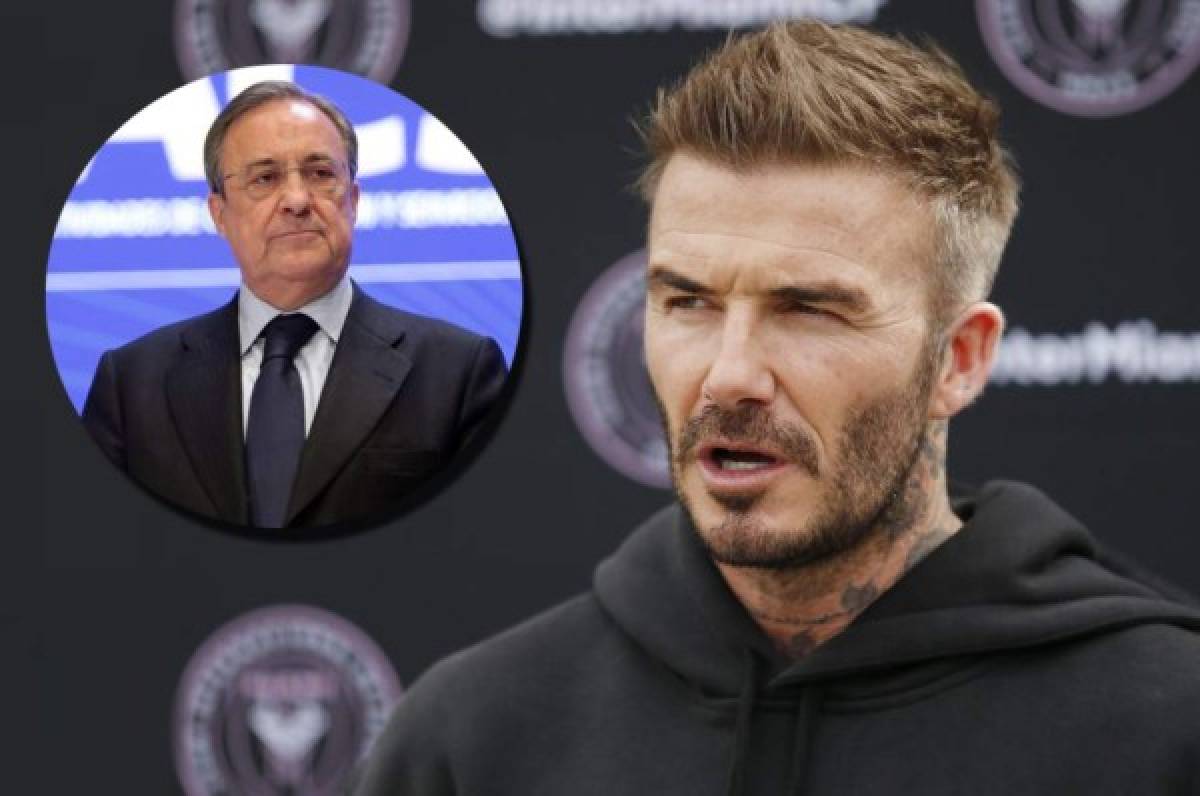 Ataque de Beckham contra la Superliga y recibe el apoyo de cuatro jugadores del Real Madrid