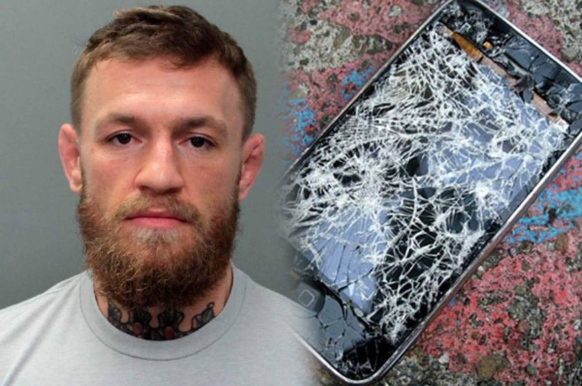 Arrestan a Conor McGregor por destruir celular de un aficionado