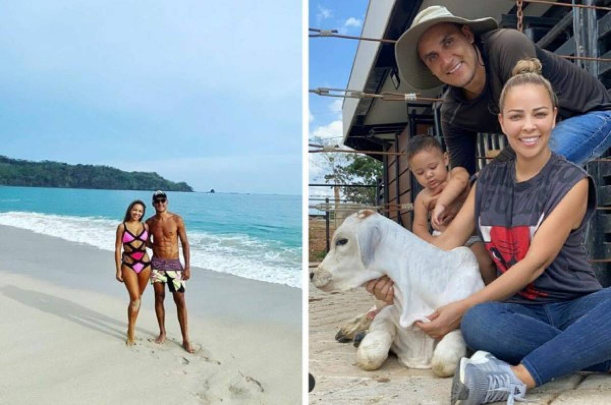 Entre la playa y el ganado, así pasó la cuarentena Keylor Navas en Costa Rica  