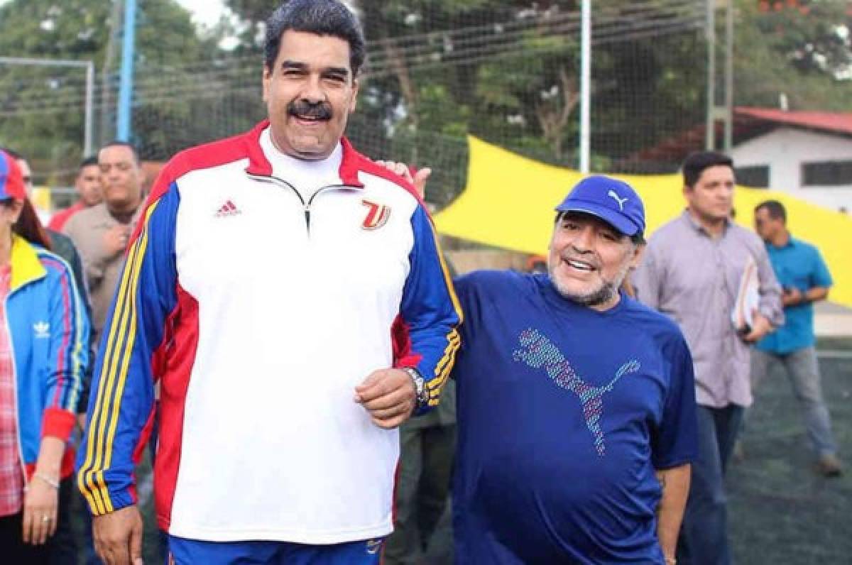 Diego Maradona: 'Hoy más que nunca con Nicolás Maduro”