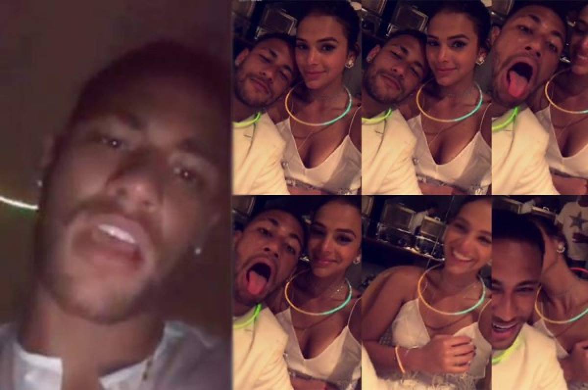 Neymar recibe el 2017 con tremenda fiesta llena de mucho alcohol y mujeres