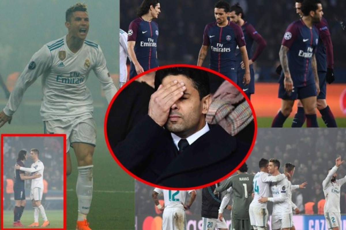 En fotos: La frustración del jeque del PSG, la tristeza de sus jugadores y el grito de guerra de CR7