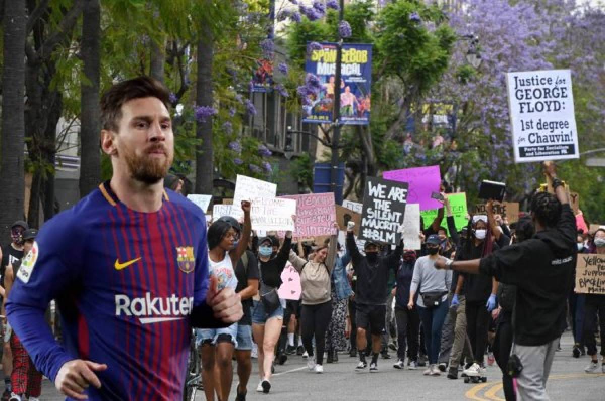 Lionel Messi, deportistas hondureños y de todo el mundo protestan tras muerte de George Floyd