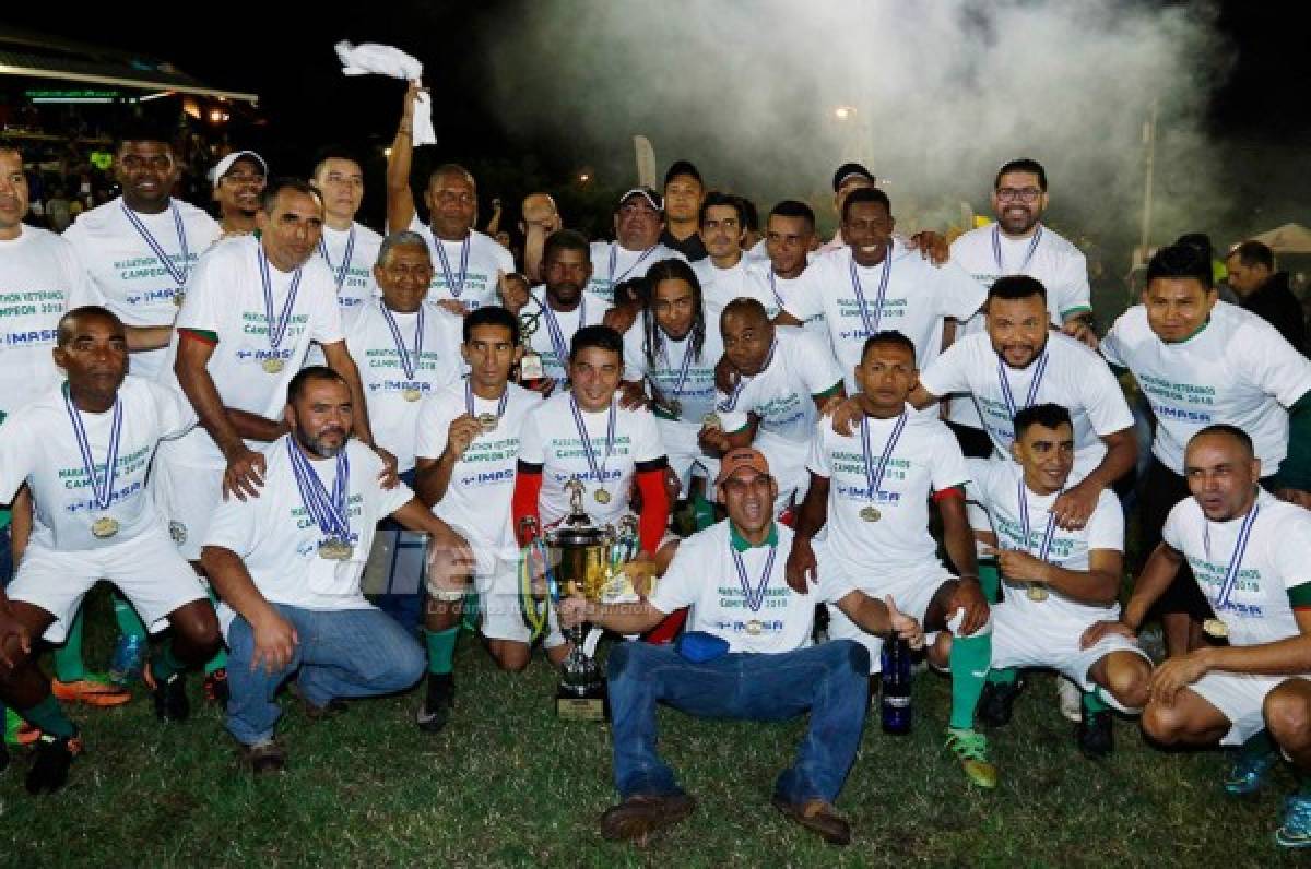 Marathón, el nuevo campeón en la Liga de Veteranos de San Pedro Sula