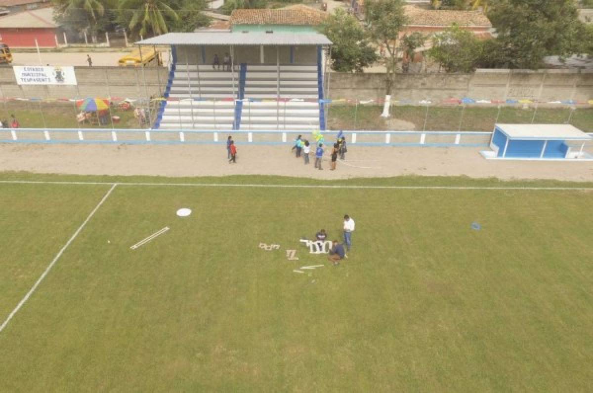 ¡Belleza! Así es el nuevo estadio de Teupasenti en El Paraíso