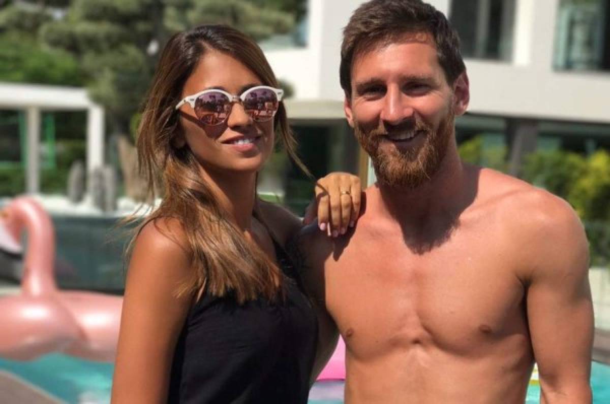 Messi marca territorio: La nueva foto de Messi y su mujer Antonella Roccuzzo