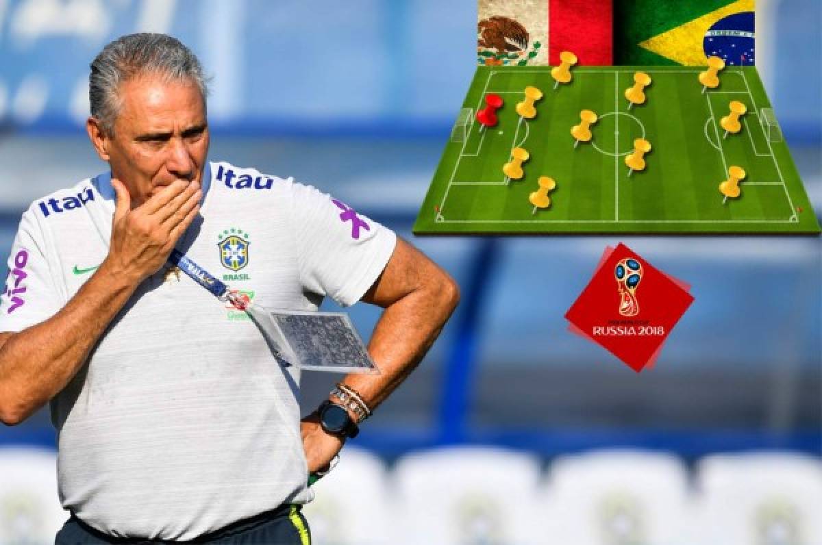 ¡Peligro! El 11 que presentaría Brasil para buscar ante México el pase a cuartos