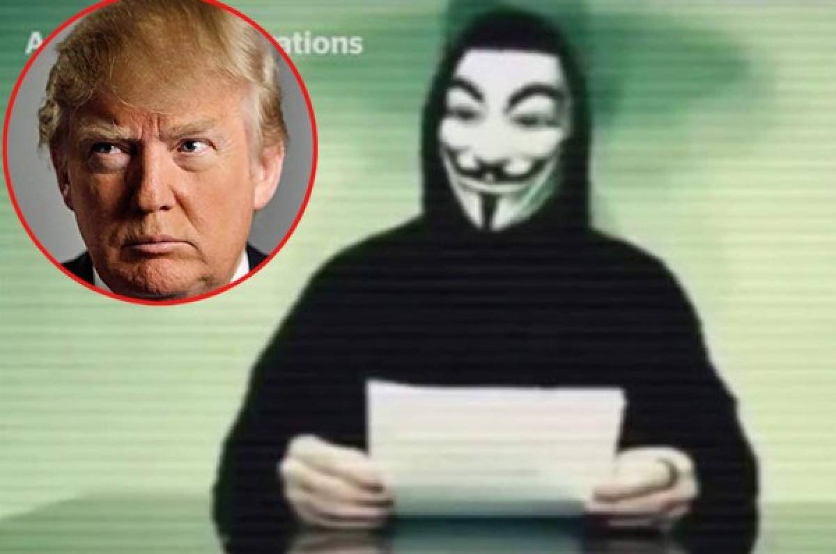 Anonymous le mete miedo a Donald Trump antes de tomar posesión