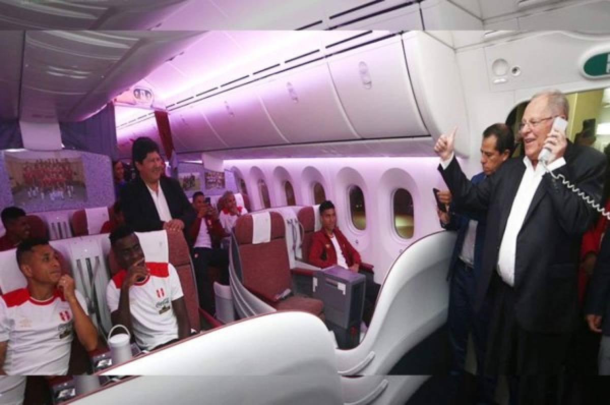 Perú viajó a Nueva Zelanda despedidos por el presidente, pero sin Paolo Guerrero