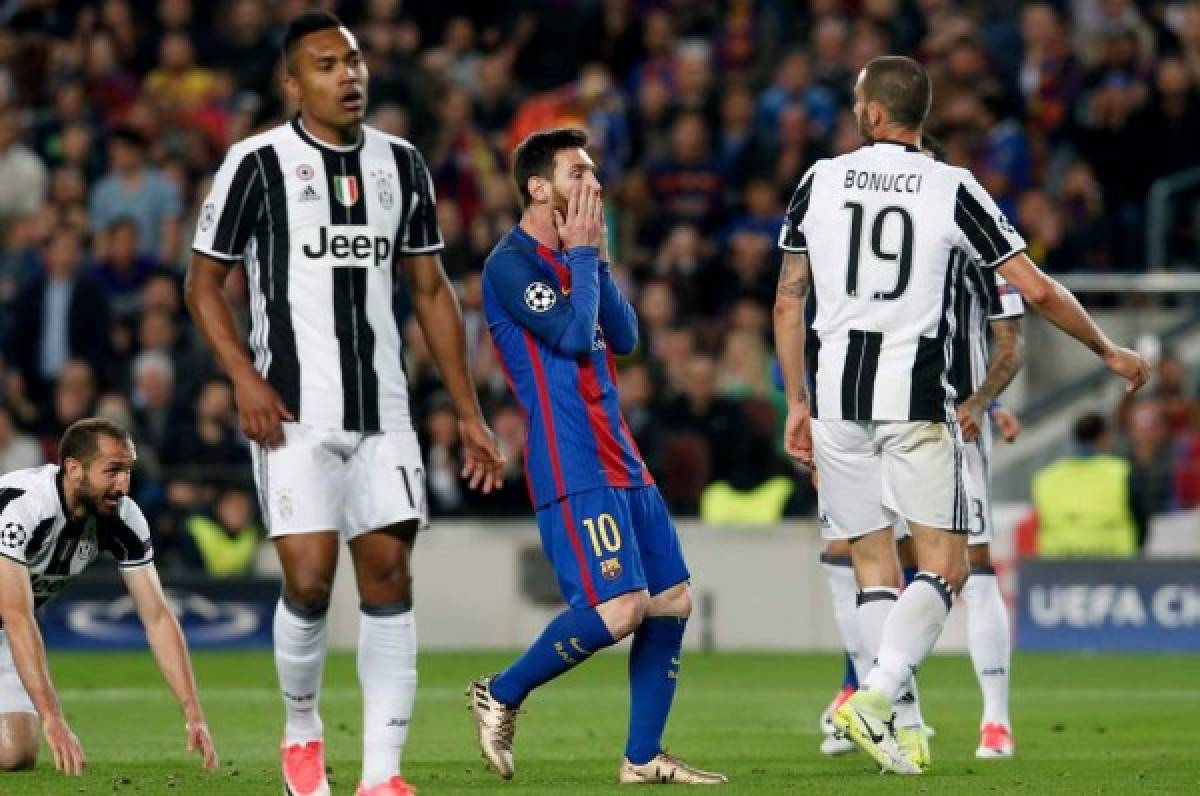 Lionel Messi no ha aparecido en el Camp Nou, de momento, Barcelona iguala a cero con Juventus.