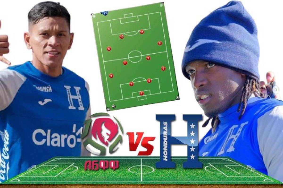 ¡Alineación oficial! Este es el 11 confirmado que usará Honduras hoy en el amistoso contra Bielorrusia