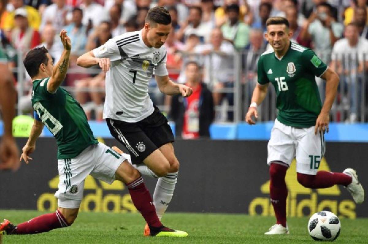 México y Alemania están igualando en el debut mundialista de ambos.