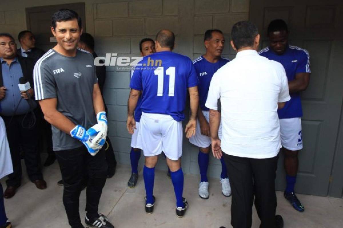 FOTOS: El partido que tuvo Gianni Infantino y Victor Montagliani en Honduras