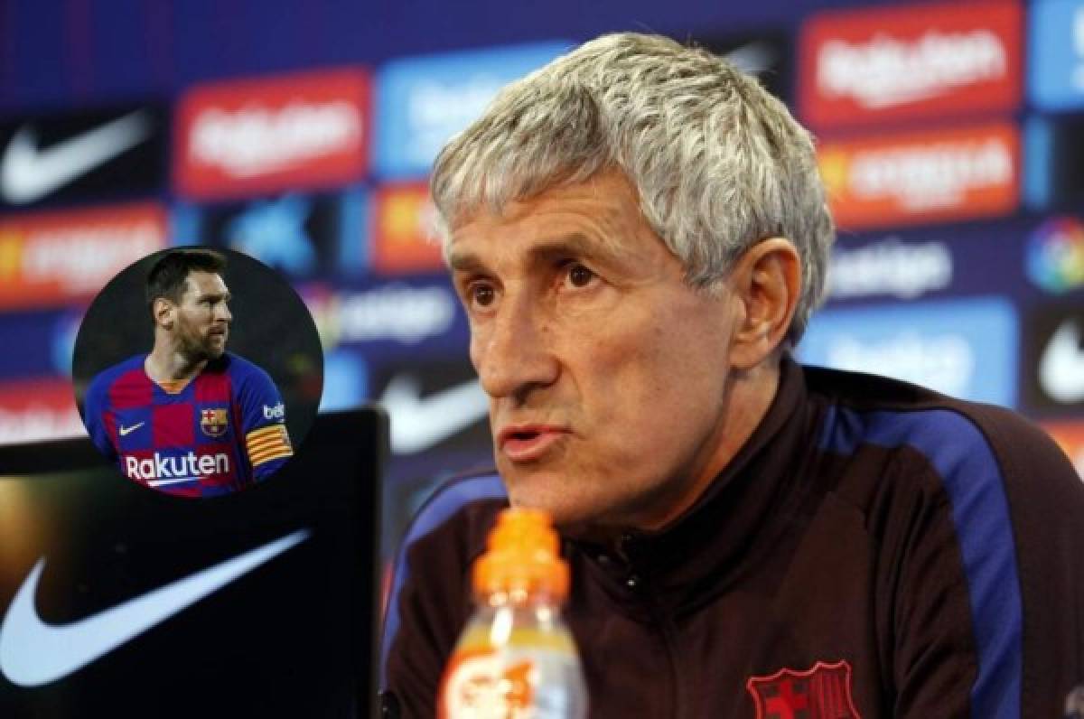 Quique Setién se pronuncia tras la polémica Messi-Abidal: 'No soy el padre de nadie'