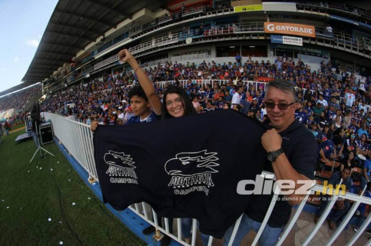 ¡Llenazo! Motagua celebra su Copa 15 con el Nacional a reventar