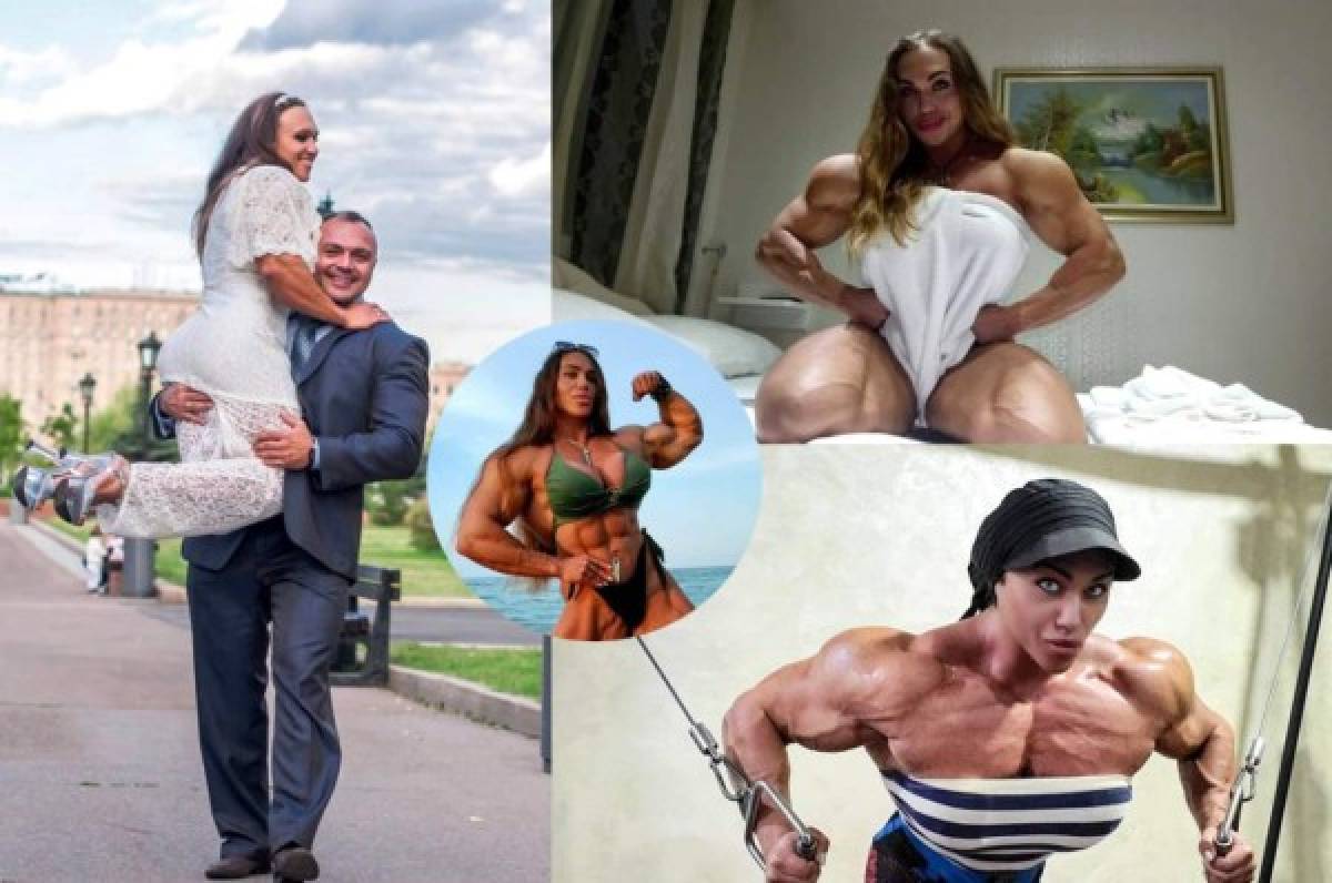 FOTOS: Natalya Kuznetsova, la culturista rusa con bíceps más grande que los de su esposo   