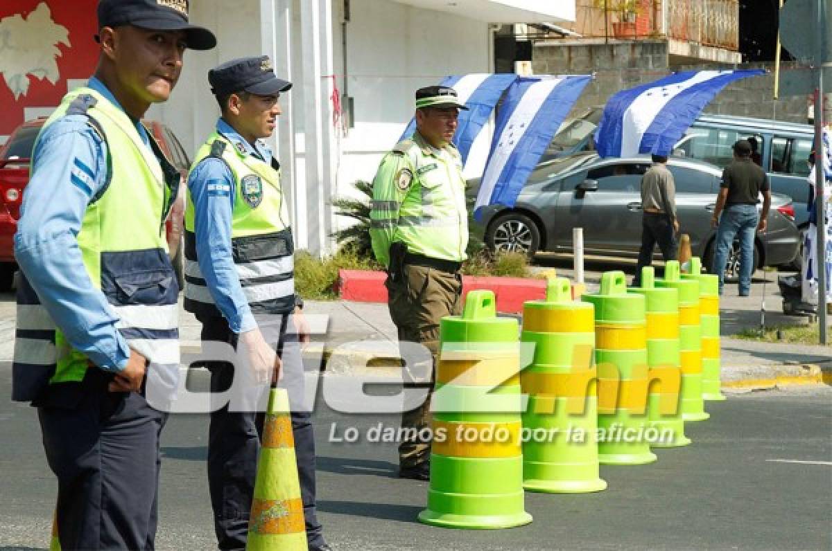 Así luce San Pedro Sula a horas previas de Honduras - Costa Rica