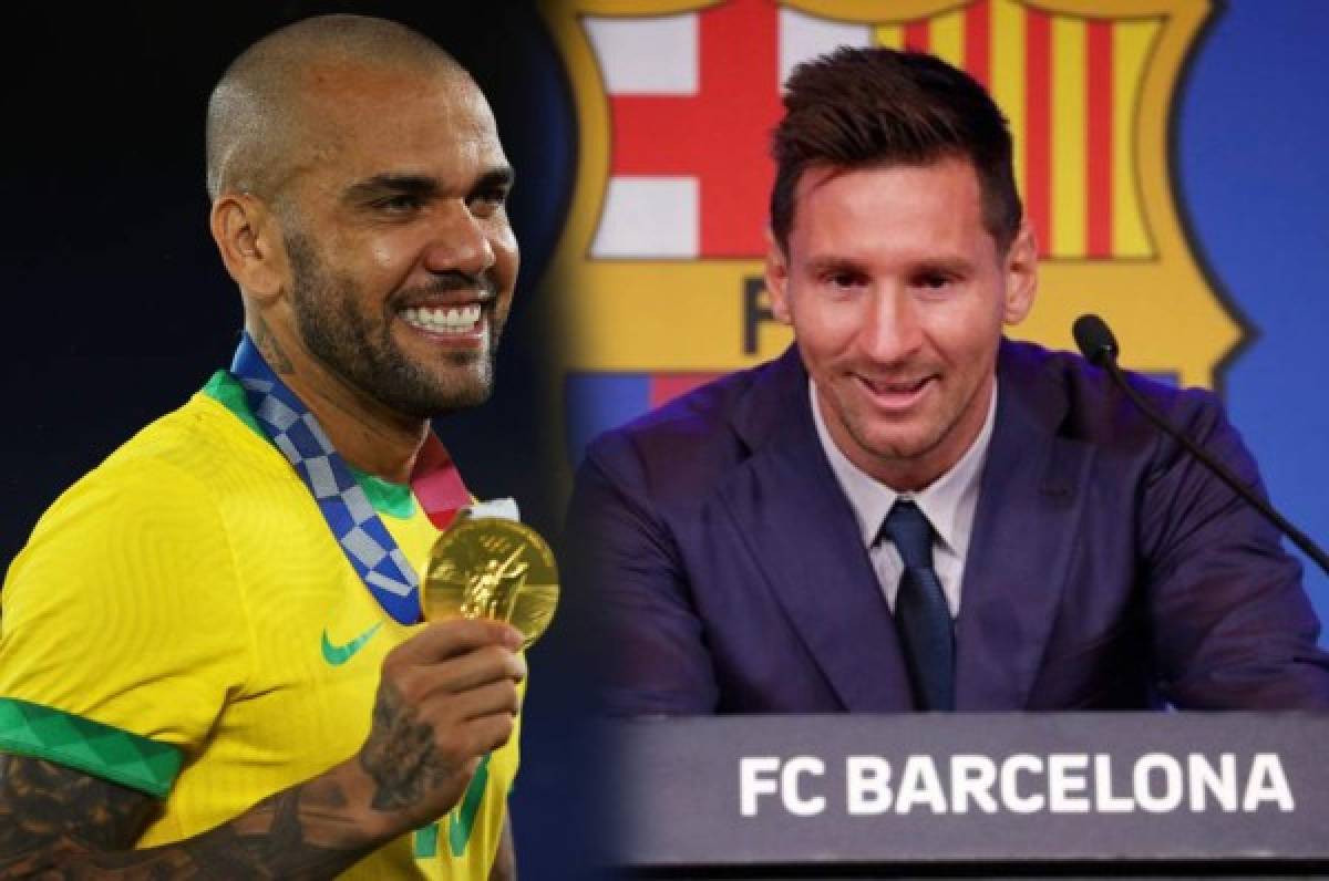 Dani Alves le responde a Messi tras confesar que quiere superarlo en títulos: ''Después de mi chica...''