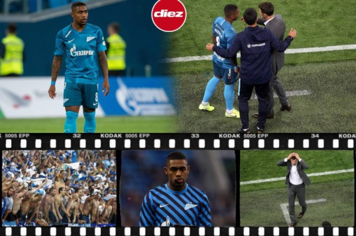 Lamentable: El drama que vive Malcom tras apenas debutar con el Zenit de Rusia