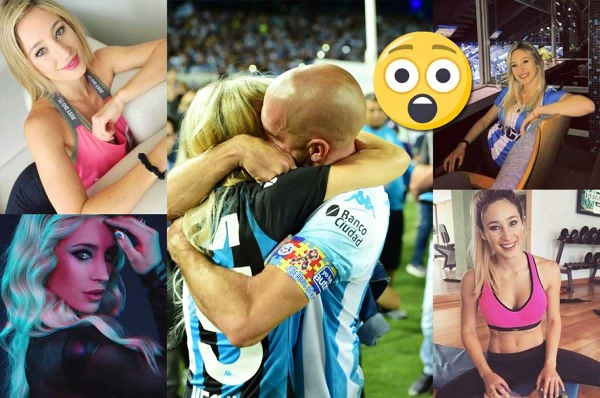 ¡De no creer! En plena celebración de Racing, hija del presidente baja, besa a jugador y oficializa noviazgo